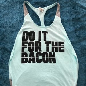 VS PINK ‘Do It For The Bacon’ Racerback Gym Tank
